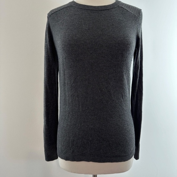 Lululemon Back To Balance Sweater Graphite Gray Size 4? Long Sleeves Soft - Picture 11 of 12